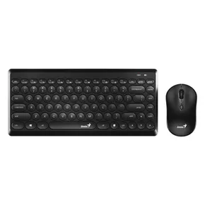 Genius LuxeMate Q8000, sada klávesnice s bezdrátovou optickou myší, 4x AAA, CZ/SK, klasic